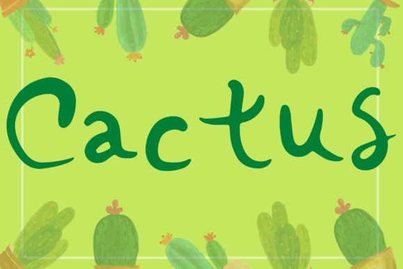 Cactus Font: A Playful Typeface for Modern Brands