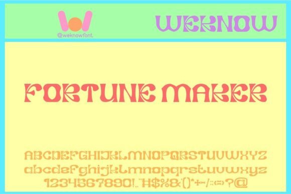 Fortune Maker: Groovy Retro Typography for Modern Brands
