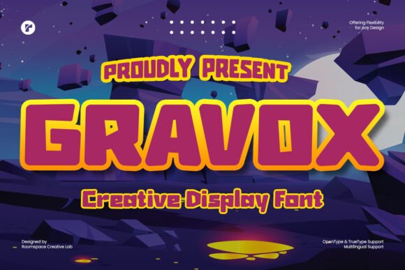 Gravox: The High-Energy Typeface Shaping Modern Gaming Design