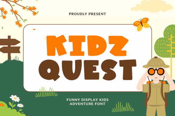 Kidz Quest: A Typeface Built for Imagination and Adventure