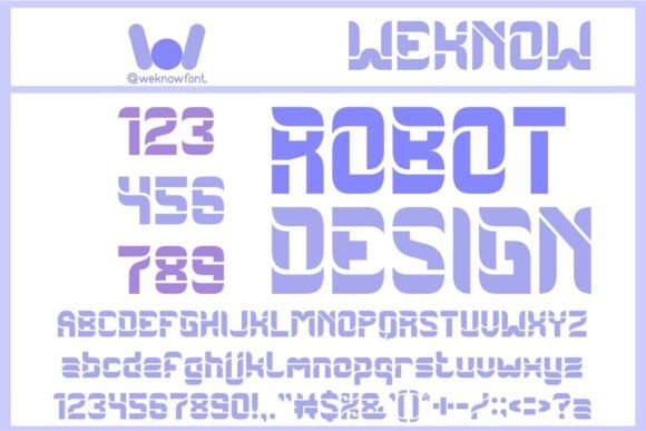 Robot Design: Defining Your Brand with a High-Tech Typeface