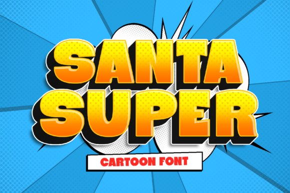 Santa Super: The Bold Display Font That Commands Attention