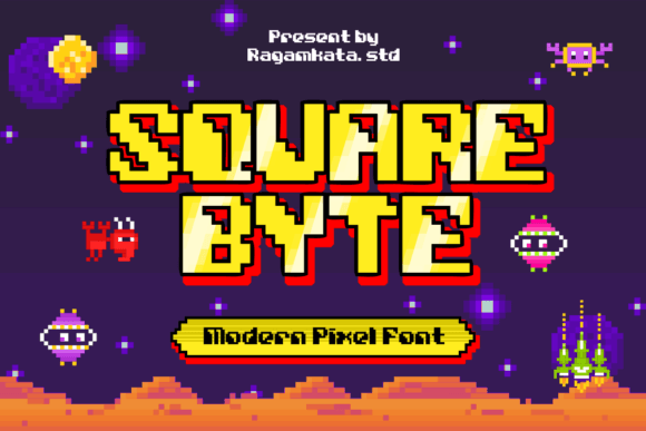 Square Byte: The Retro Pixel Font for Modern Designs