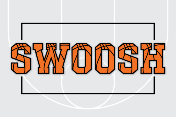 Swoosh: The Basketball-Inspired Font That Brings the Game to Your Designs