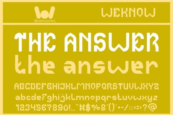 The Answer: A Typeface for the Next Era of Design