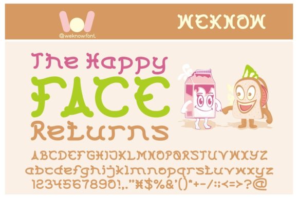 The Happy Face Returns: A Font That Smiles Back at Your Audience
