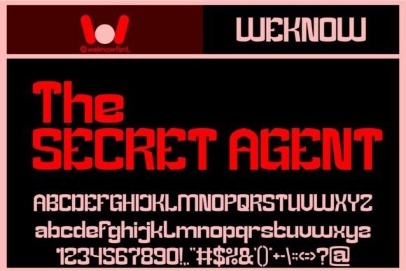 The Secret Agent: A Font with a Sci-Fi Mission for Your Brand