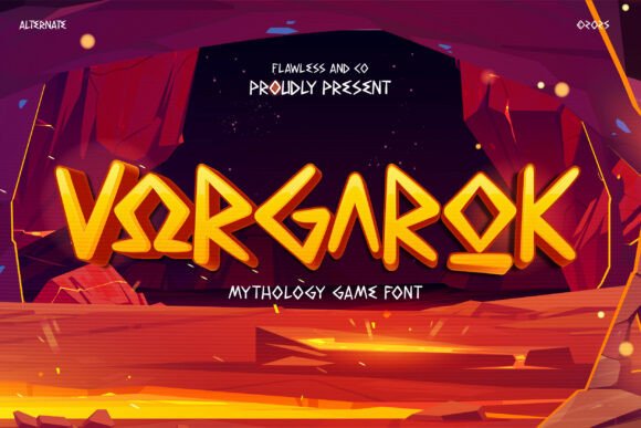 Vorgarok: A Typeface Forged in the Fires of Myth