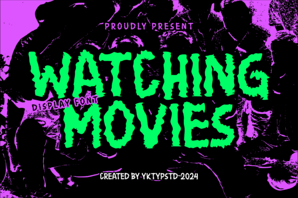 Watching Movies: A Typeface for Cinematic Storytelling