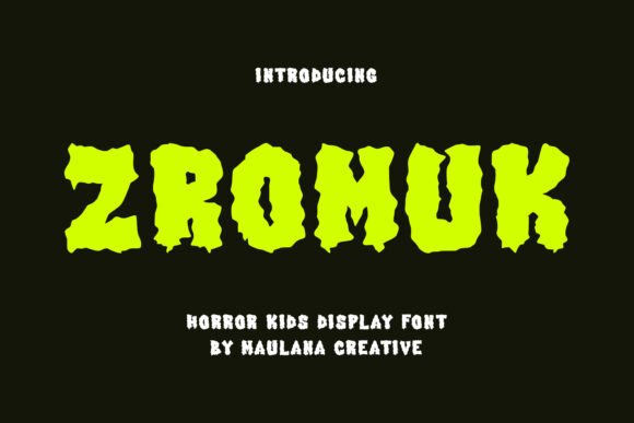 Zromuk: The Playful Typeface That Brings Kids' Games to Life